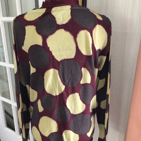 VERA WANG SIMPLY VERA GEOMETRIC DESIGN SWEATER - Picture 4 of 16